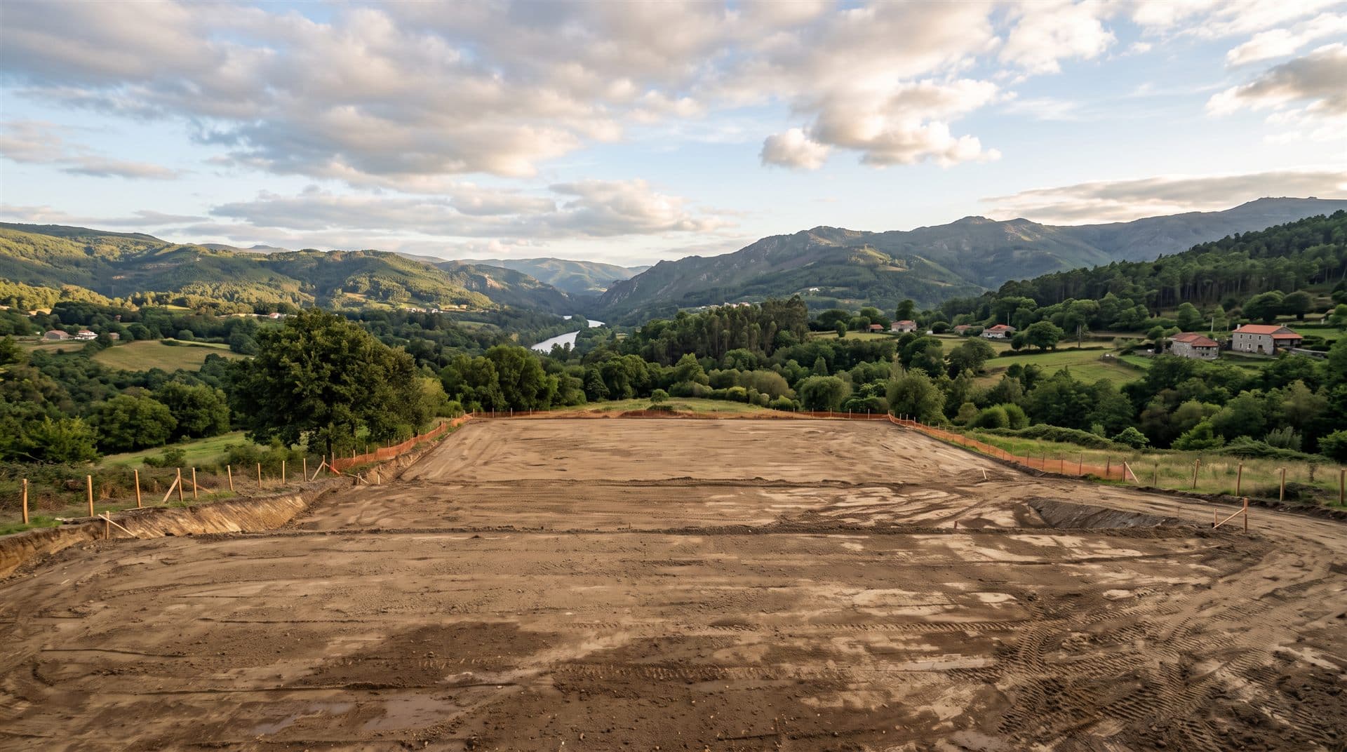 Preparación de terrenos para obras en Ourense